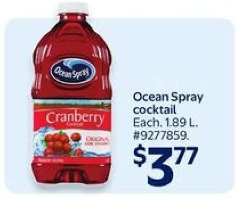 Ocean Spray Cocktail