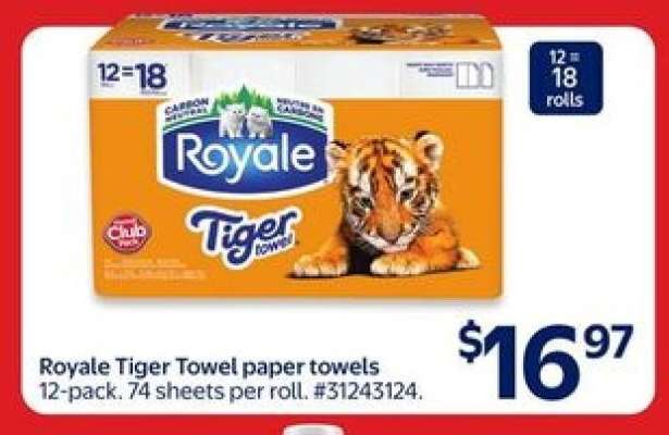 Royale Tiger Towel Paper Towels