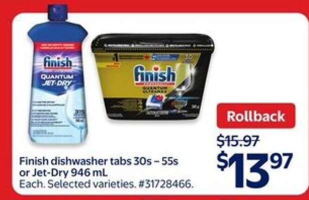 Finish Dishwasher Tabs or Jet Dry