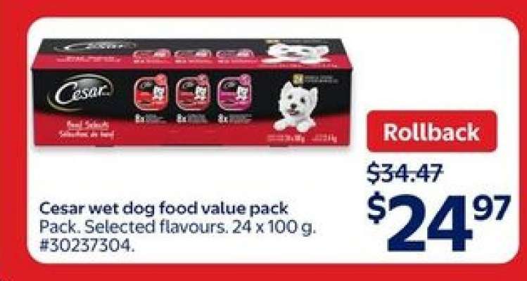 Cesar Wet Dog Food Value Pack