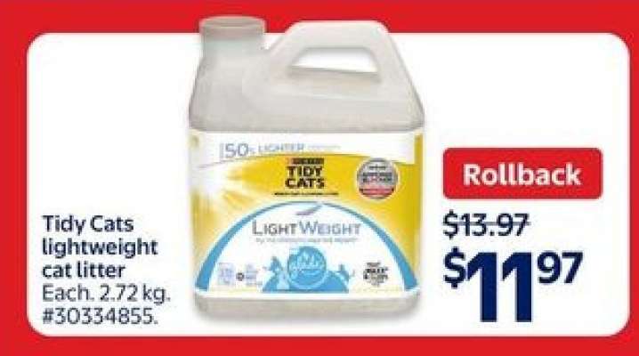 Tidy Cats LightWeight cat litter