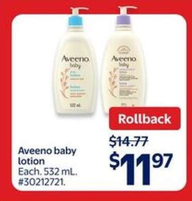Aveeno Baby Lotion