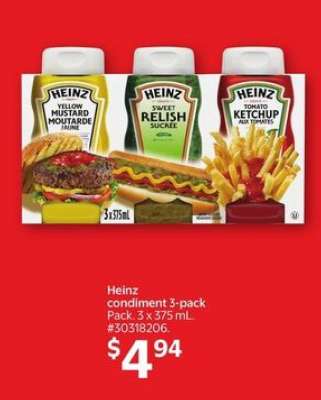 Heinz Condiment 3-Pack