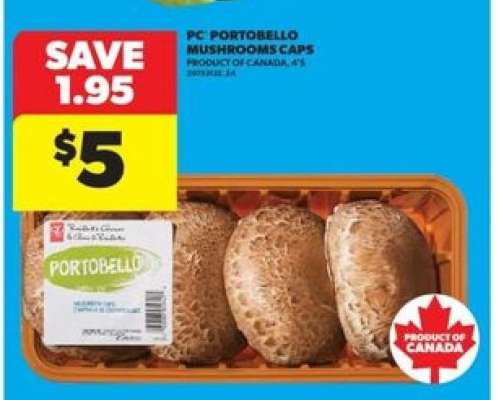 PC Portobello Mushrooms Caps