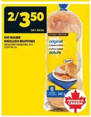 NO NAME ENGLISH MUFFINS