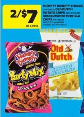 Humpty Dumpty Snacks & Old Dutch Potato Chips