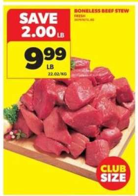 BONELESS BEEF STEW