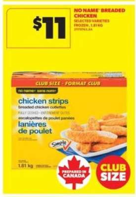 NO NAME® BREADED CHICKEN