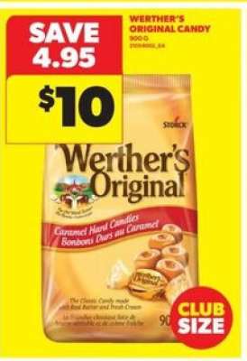 WERTHER'S ORIGINAL CANDY