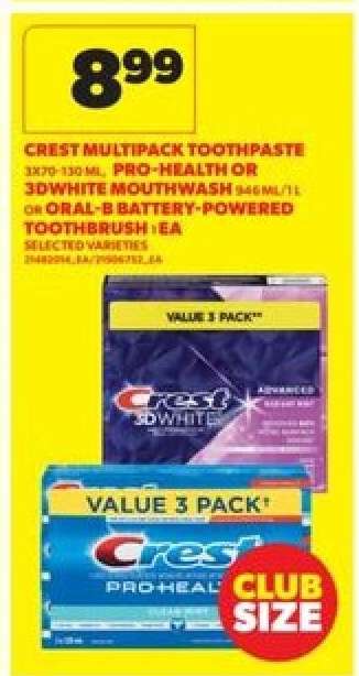 Crest Multipack Toothpaste