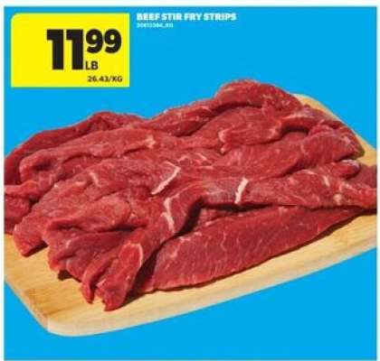 BEEF STIR FRY STRIPS
