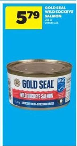 GOLD SEAL WILD SOCKEYE SALMON