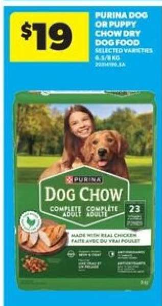 Purina Dog or Puppy Chow Dry Dog Food