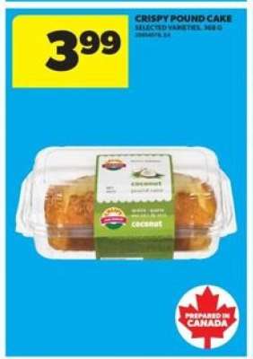 CRISPY POUND CAKE
