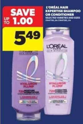 L'ORÉAL HAIR EXPERTISE SHAMPOO or CONDITIONER