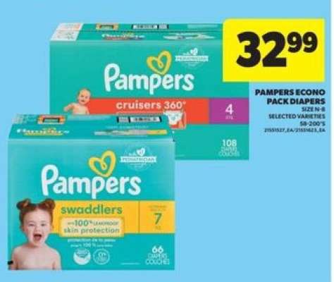 PAMPERS ECONO PACK DIAPERS