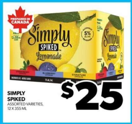 Simply Spiked Lemonade