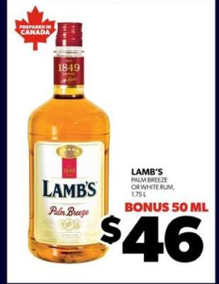Lamb's Palm Breeze or White Rum