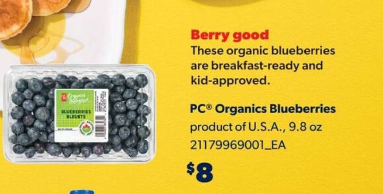 PC Organics Blueberries