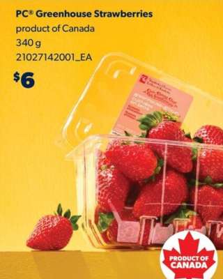 PC® Greenhouse Strawberries