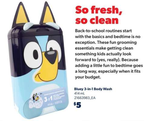 Bluey 3-in-1 Body Wash