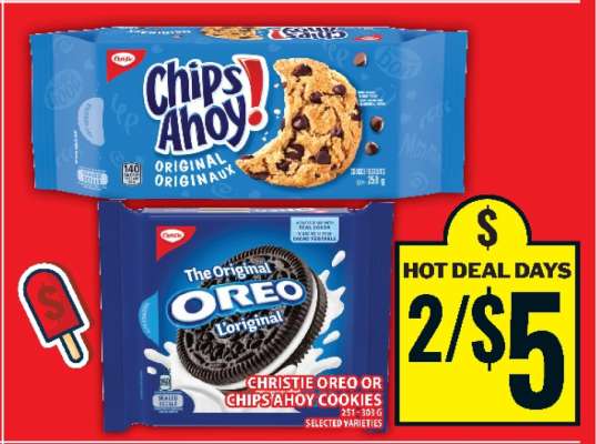 CHRISTIE OREO OR CHIPS AHOY! COOKIES