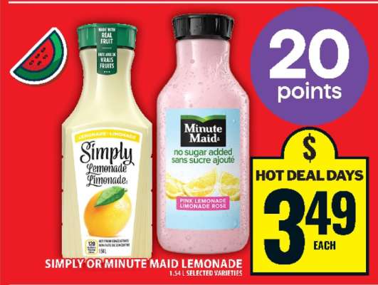 Simply or Minute Maid Lemonade