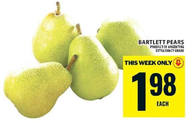 BARTLETT PEARS