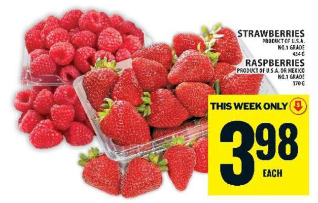 Strawberries and Raspberries