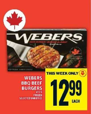 WEBERS BBQ Beef Burgers