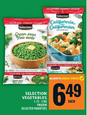 SELECTION VEGETABLES