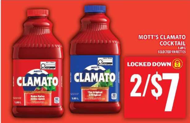 MOTT’S CLAMATO COCKTAIL
