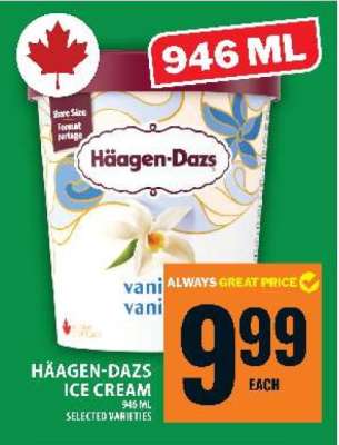 Häagen-Dazs Ice Cream