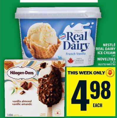 Nestlé Real Dairy Ice Cream & Häagen-Dazs Novelties