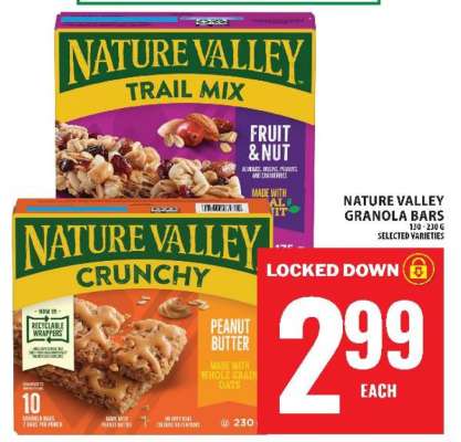 NATURE VALLEY GRANOLA BARS