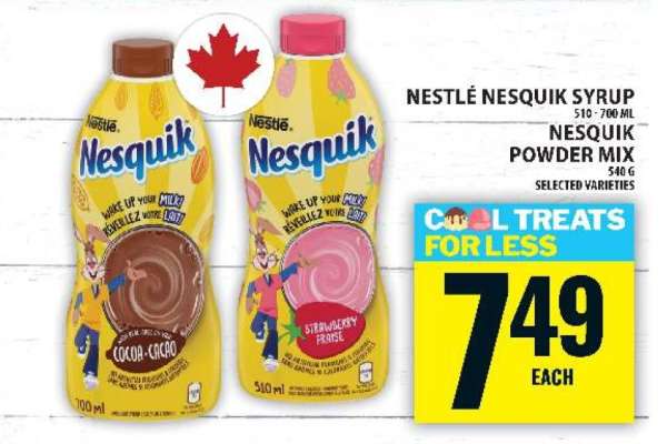 Nestlé Nesquik Syrup & Powder Mix