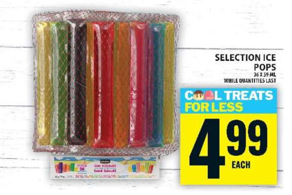 SELECTION ICE POPS