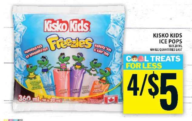 Kisko Kids Ice Pops