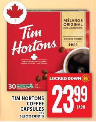 TIM HORTONS COFFEE CAPSULES