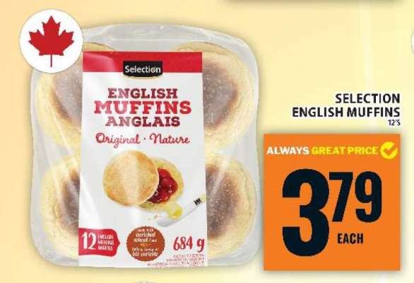 SELECTION ENGLISH MUFFINS