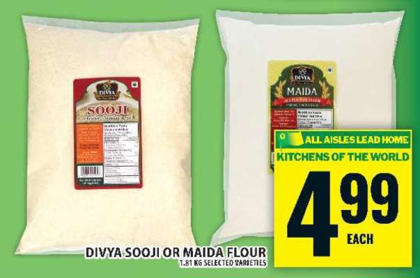 Divya Sooji or Maida Flour