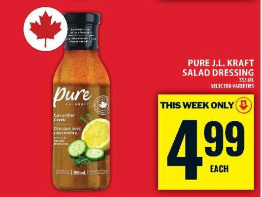 PURE J.L. Kraft Salad Dressing
