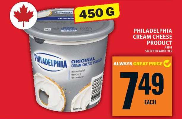 PHILADELPHIA CREAM CHEESE PRODUCT