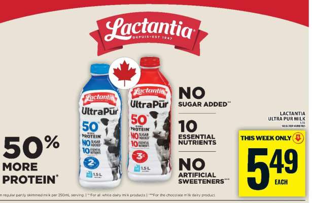 Lactantia Ultra Pur Milk