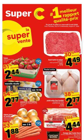 Super C Flyer - July 31, 2025 - August 06, 2025.
