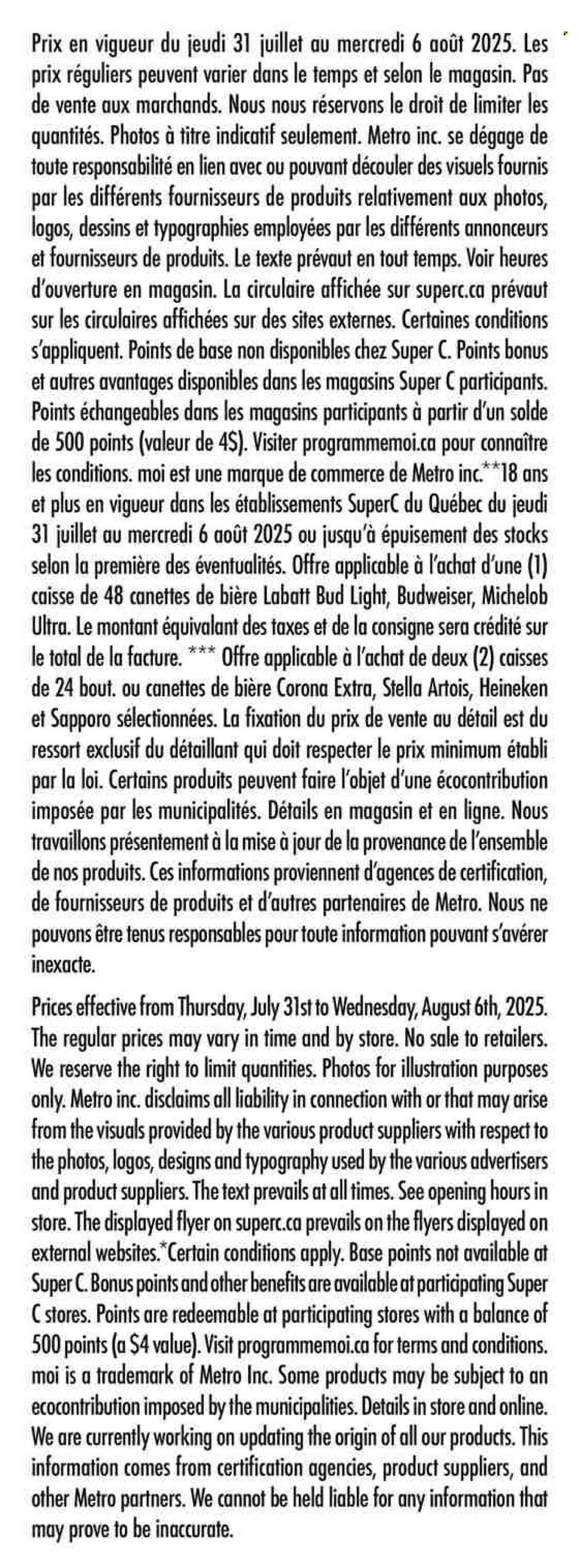 Super C flyer - July 31, 2025 - August 06, 2025. Page 14