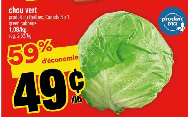 CHOU VERT