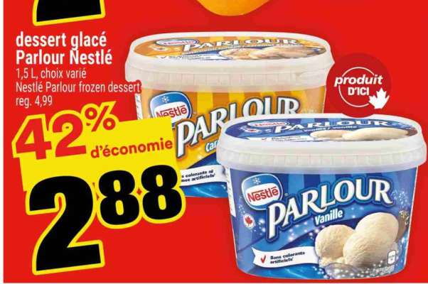 DESSERT GLACÉ PARLOUR NESTLÉ