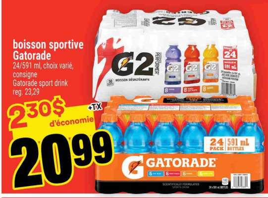 BOISSON SPORTIVE GATORADE