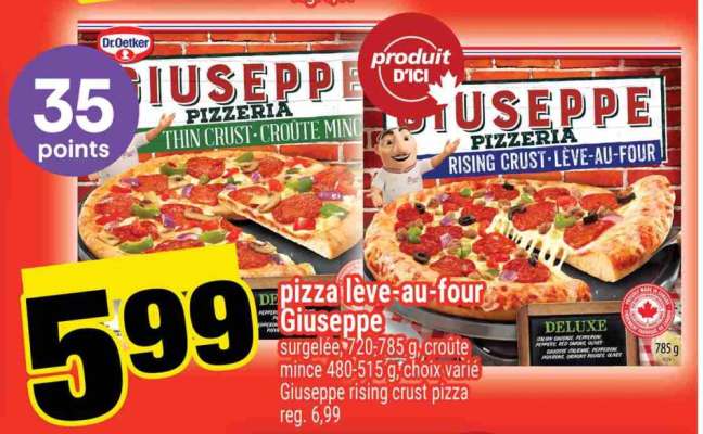 PIZZA LÈVE-AU-FOUR GIUSEPPE